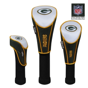 Green Bay Packers Set of 3 Golf Club Headcovers
