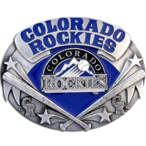 MLB Belt Buckle - Colorado Rockies