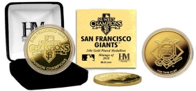 San Francisco Giants '10 N.L. West Division Champions 24KT Gold Coin