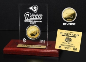 St. Louis Rams SB Champs Etched Acrylic