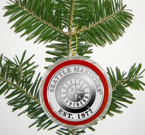 Seattle Mariners Silver Coin Ornament