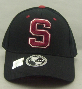 Stanford Cardinal Black One Fit Hat