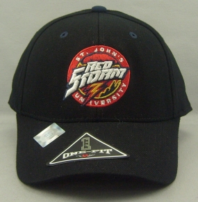 St. John's Red Storm Black One Fit Hat