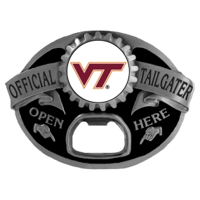 Virginia Tech Hokies Bottle Opener Belt Buckle
