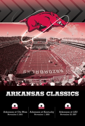 Arkansas SEC Classics 3-DVD Set