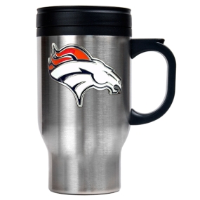 Denver Broncos 16oz Stainless Steel Travel Mug