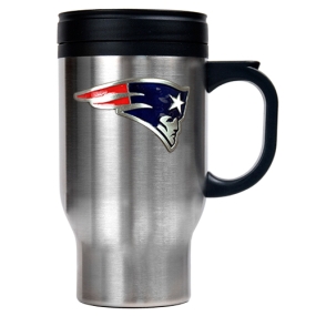 New England Patriots 16oz Stainless Steel Travel Mug