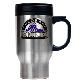 Colorado Rockies Stainless Steel Travel Mug