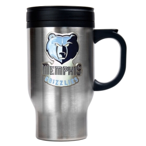 Memphis Grizzlies Stainless Steel Travel Mug
