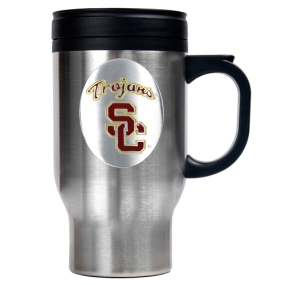 USC Trojans 16oz Stainless Steel Travel Mug