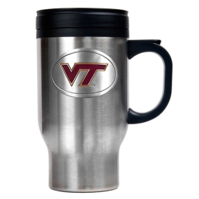 Virginia Tech Hokies 16oz Stainless Steel Travel Mug