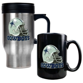 Dallas Cowboys Travel Mug & Ceramic Mug set