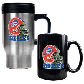 Buffalo Bills Travel Mug & Ceramic Mug set