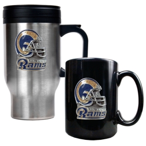 Saint Louis Rams Travel Mug & Ceramic Mug set