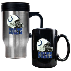 Indianapolis Colts Travel Mug & Ceramic Mug set