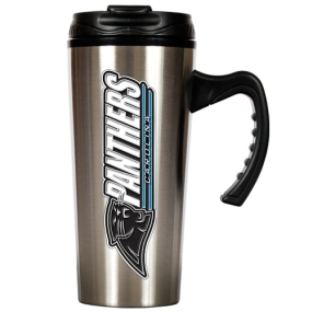 Carolina Panthers 16oz Stainless Steel Travel Mug