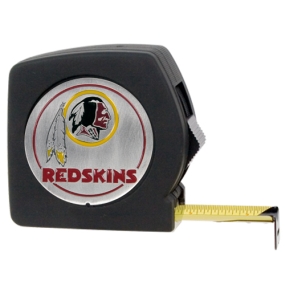 Washington Redskins 25' Black Tape Measure