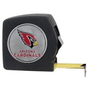 Arizona Cardinals 25' Black Tape Measure