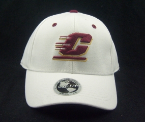 Central Michigan Chippewas White One Fit Hat