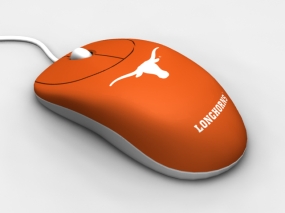 Texas Longhorns Optical Computer Mouse