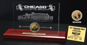 US Cellular Field 24KT Gold Coin Etched Acrylic