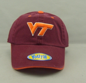 Virginia Tech Hokies Youth Crew Adjustable Hat