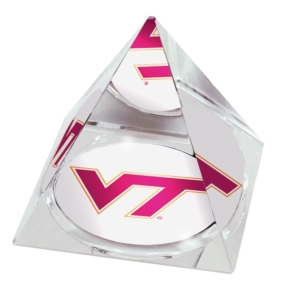 Virginia Tech Hokies Crystal Pyramid