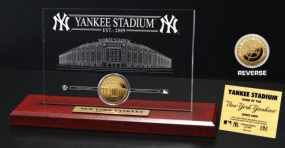 Yankee Stadium 24KT Gold Coin Etched Acrylic