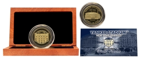 Yankee Stadium Final Season 1 Troy Ounce 24KT Pure Gold Commemorative Coin
