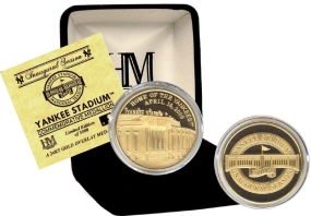 Yankee Stadium 24KT Gold Inaugural Season Commemorative Coin