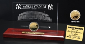 Original Yankee Stadium 24KT Gold Coin Etched Acrylic