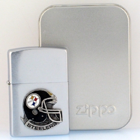 NFL Zippo Lighter - Steelers  Helmet
