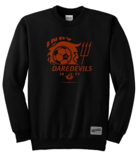 unknown Indianapolis Daredevils Youth Crew Sweatshirt