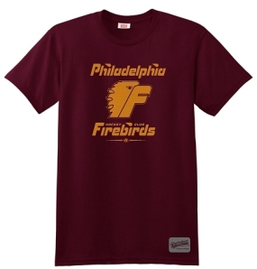 Philadelphia Firebirds Cardinal Fashion T-Shirt