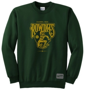 unknown Tampa Bay Rowdies Green Youth Crew Sweatshirt