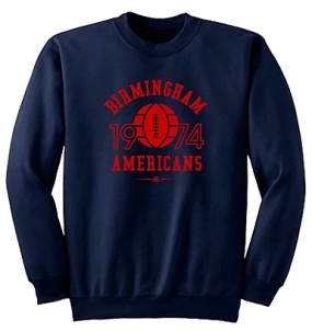 unknown Birmingham Americans 1974 Crew Sweatshirt