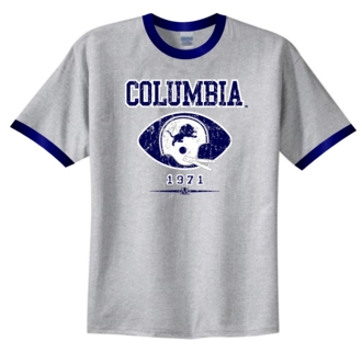 Columbia Lions '71 Helmet Ringer Tee