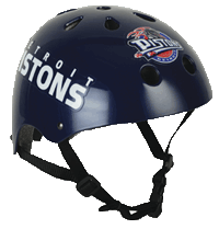 Detroit Pistons Multi-Sport Bike Helmet