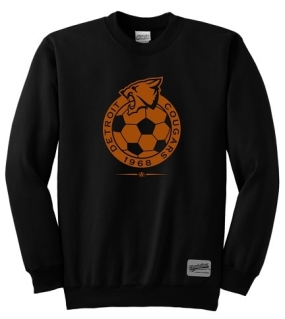 unknown Detroit Cougars Youth Crew Sweatshirt