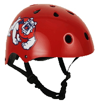 Fresno State Bulldogs Multi-Sport Bike Helmet
