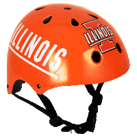 Illinois Fighting Illini Multi-Sport Bike Helmet