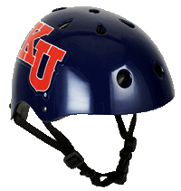 Kansas Jayhawks Multi-Sport Bike Helmet