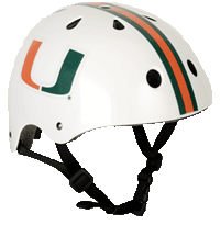 Miami Hurricanes Multi-Sport Bike Helmet