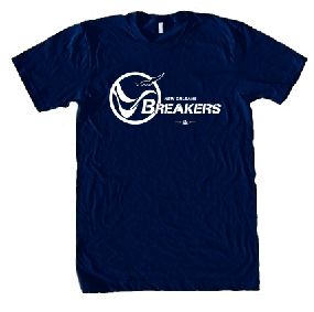unknown New Orleans Breakers Logo Tee