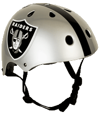 Oakland Raiders Multi-Sport Bike Helmet