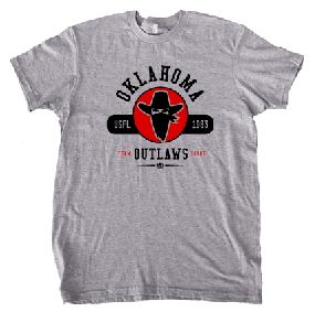 unknown Oklahoma Outlaws Circle Tee