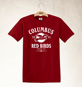 Columbus Red Birds Clubhouse Vintage T-Shirt