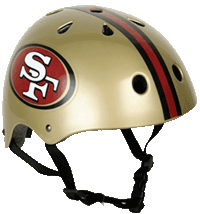 San Francisco 49ers Multi-Sport Bike Helmet