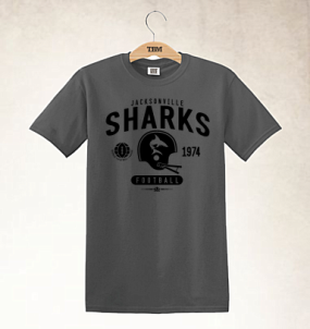 Jacksonville Sharks 1974 T-Shirt
