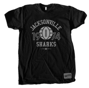 unknown Jacksonville Sharks 1974 T-Shirt